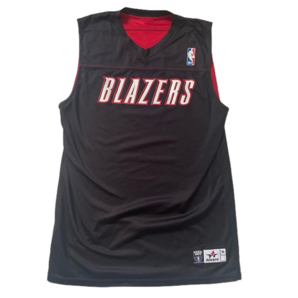 Nba Portland Trail Blazers Basketball Jersey Reversible Sports Red Black Medium - Picture 1 of 7